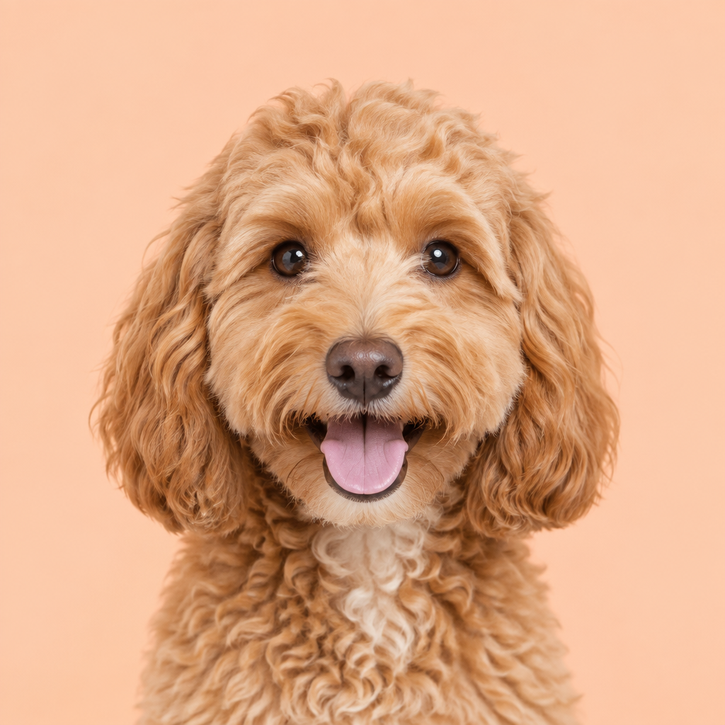 Miniature Cockapoo portrait