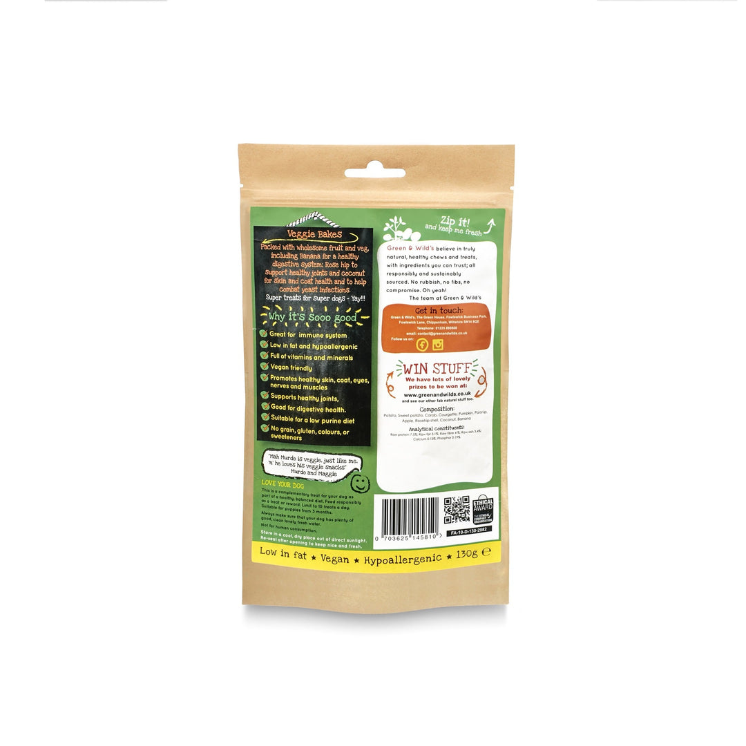 Farmer Fred's Veggie Bakes, 130g - Green and Wilds