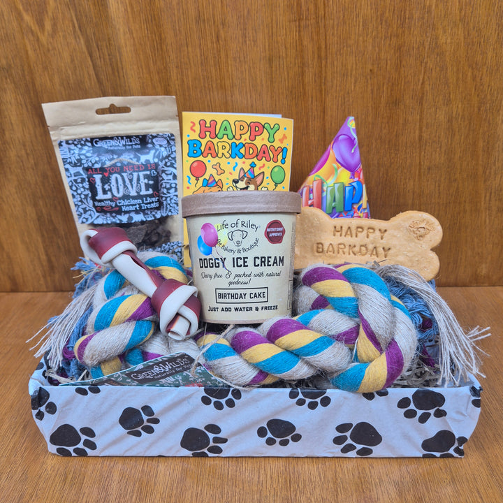 Tail-Waggin’ Birthday Box for Medium Sized Dogs – (10–20kg)