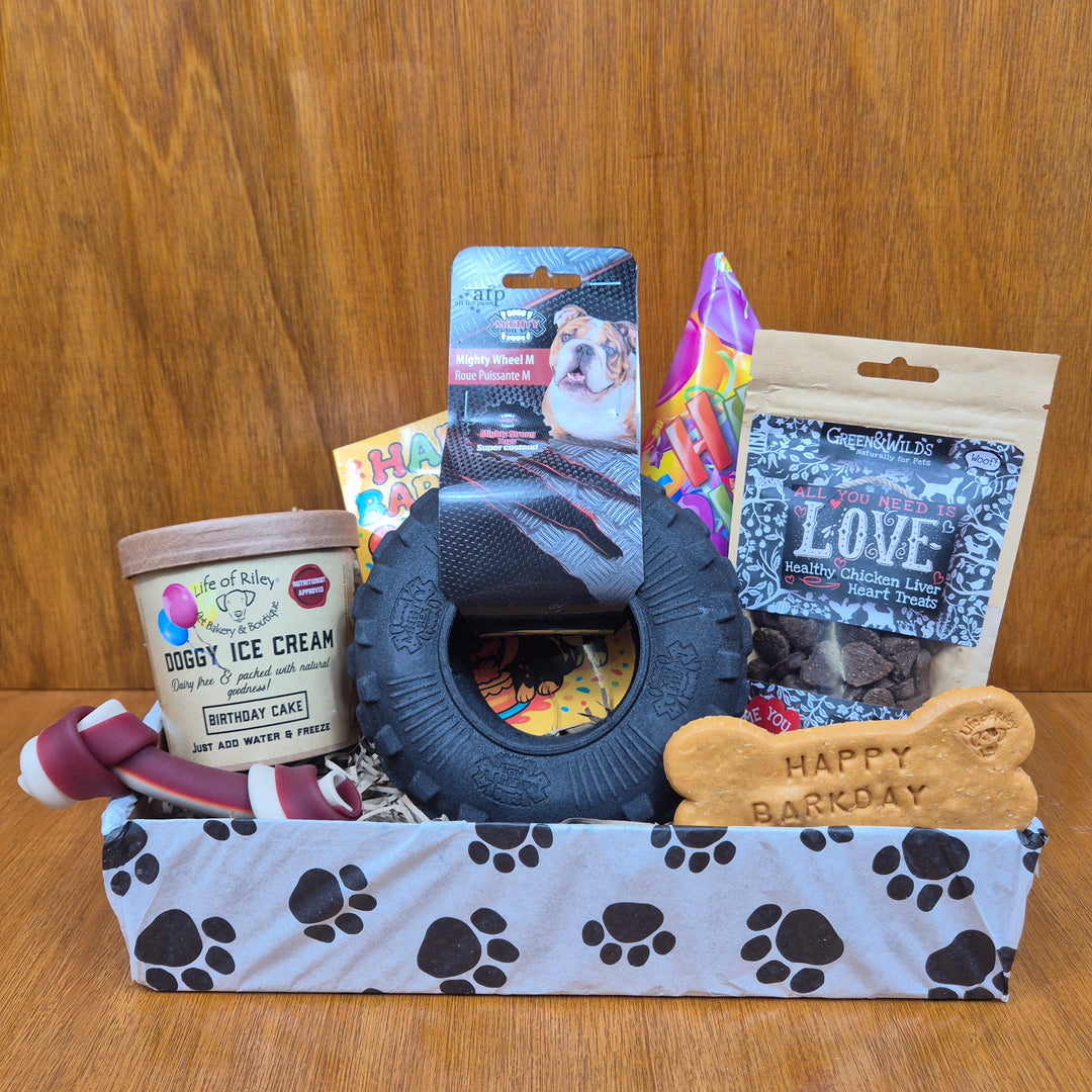 Tail-Waggin’ Birthday Box for Medium Sized Dogs – (10–20kg)