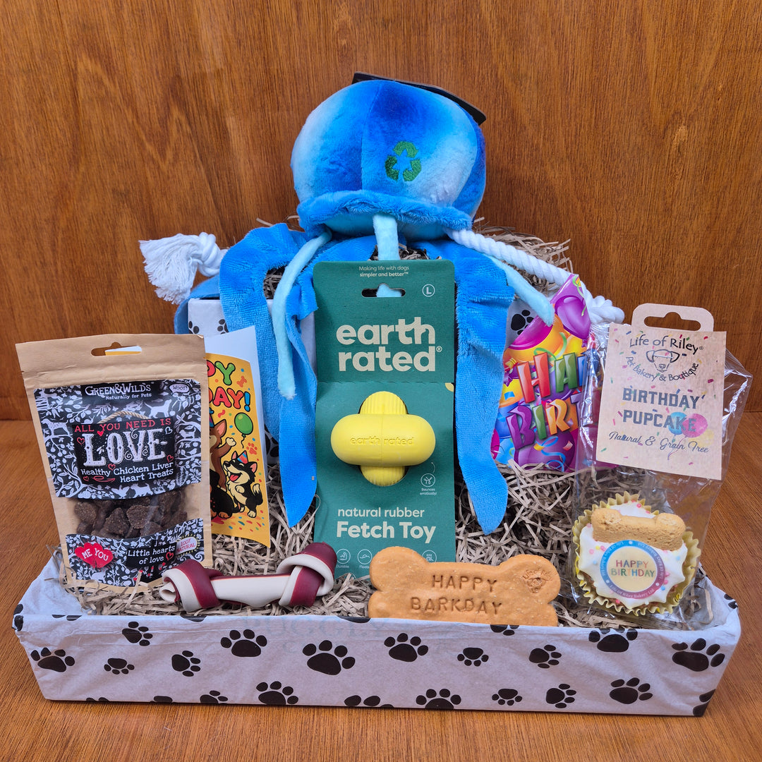 Bow Wow Birthday Box, The Deluxe for Senior Medium Sized Dogs (10–20kg)