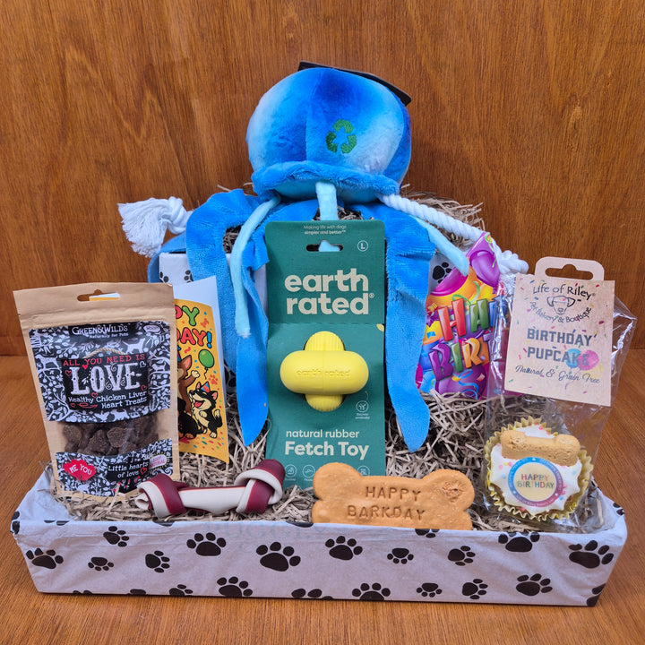 Bow Wow Birthday Box, The Deluxe for Senior Medium Sized Dogs (10–20kg)