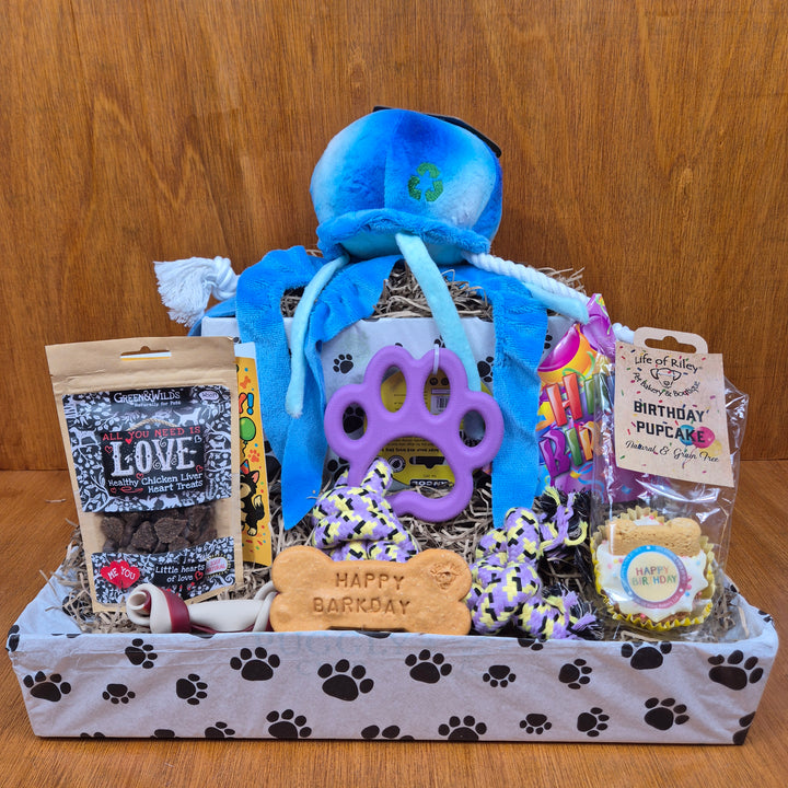 Bow Wow Birthday Box, The Deluxe for Senior Medium Sized Dogs (10–20kg)