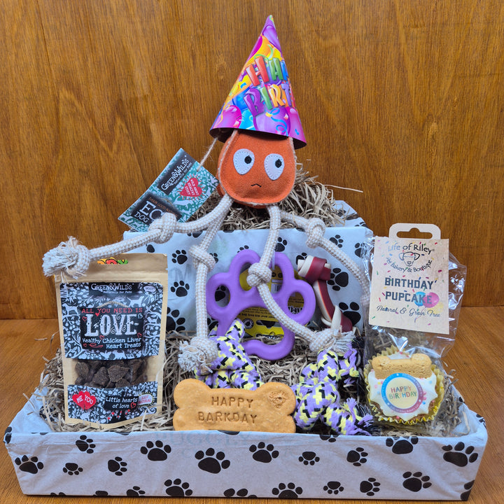 Bow Wow Birthday Box, The Deluxe for Senior Medium Sized Dogs (10–20kg)