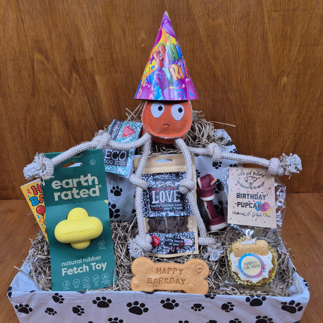 Bow Wow Birthday Box, The Deluxe for Senior Medium Sized Dogs (10–20kg)