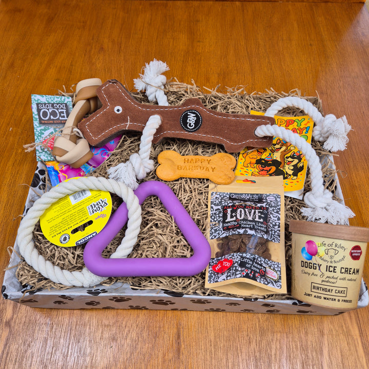 Bow Wow Birthday Box, The Deluxe for Senior Large Dogs (20–35kg)