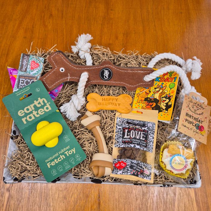 Bow Wow Birthday Box, The Deluxe for Senior Large Dogs (20–35kg)