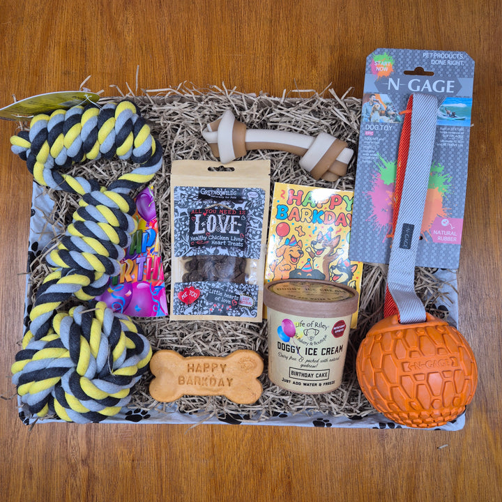 Bow Wow Birthday Box, The Deluxe for Extra Large Dogs (35kg+)