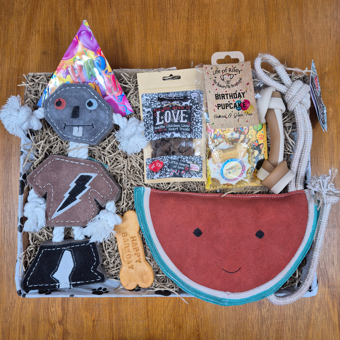 Bow Wow Birthday Box, The Deluxe for Senior Extra Large Dogs (35kg+)