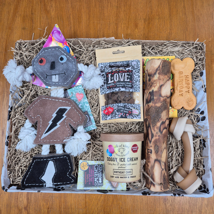 Bow Wow Birthday Box, The Deluxe for Senior Extra Large Dogs (35kg+)