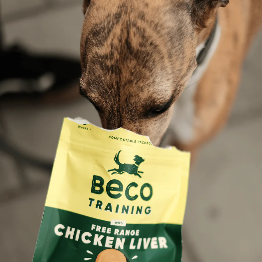 Beco Chicken Liver Dog Treats with Parsnip & Honey 60g