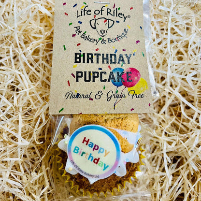 studio image of Birthday Pupcake Dog Treat Cake Cupcake supplied by Paw Branch