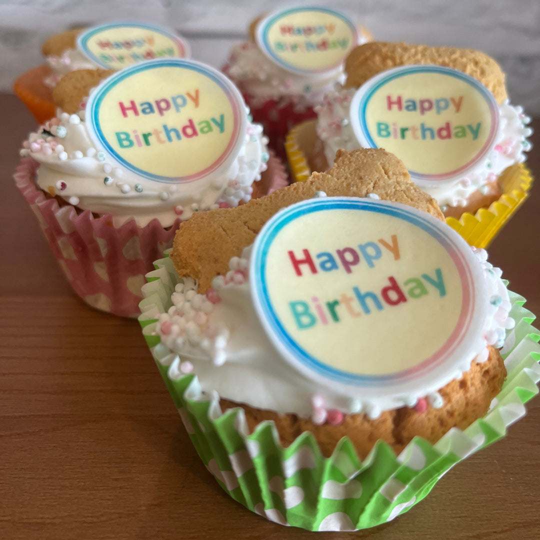 Image of Birthday Pupcake Dog Treat loose Cupcakes supplied by Paw Branch