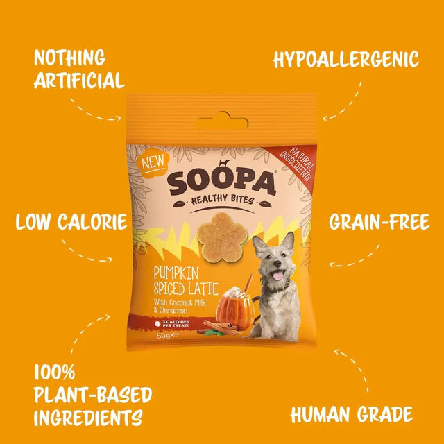 Soopa Pumpkin Spiced Latte Bites 50g