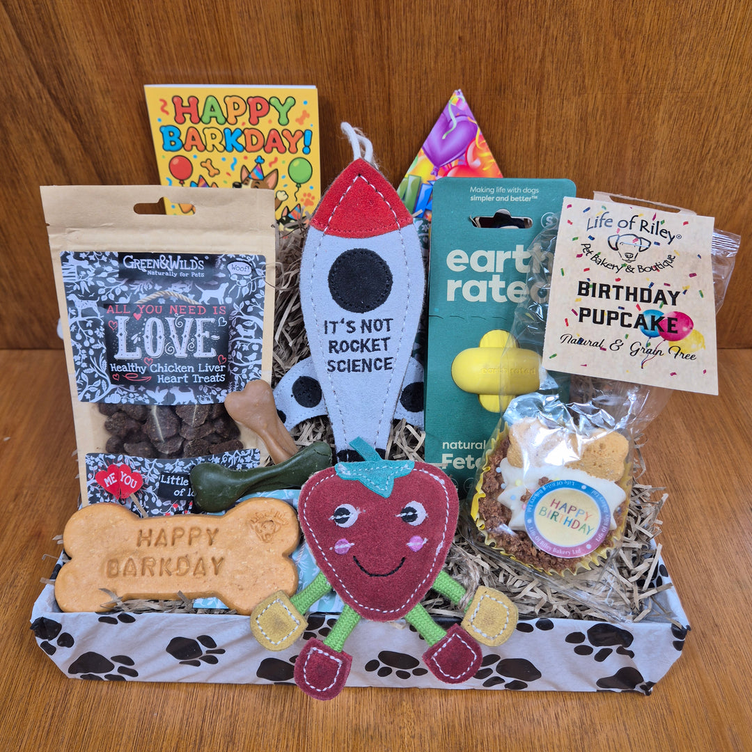 The Paw Branch Club Top Dog Birthday Box brings joy to tiny tails with safe toys and natural treats.