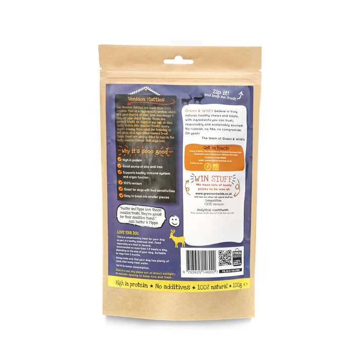 Dog food package with visible branding and text on a white background
