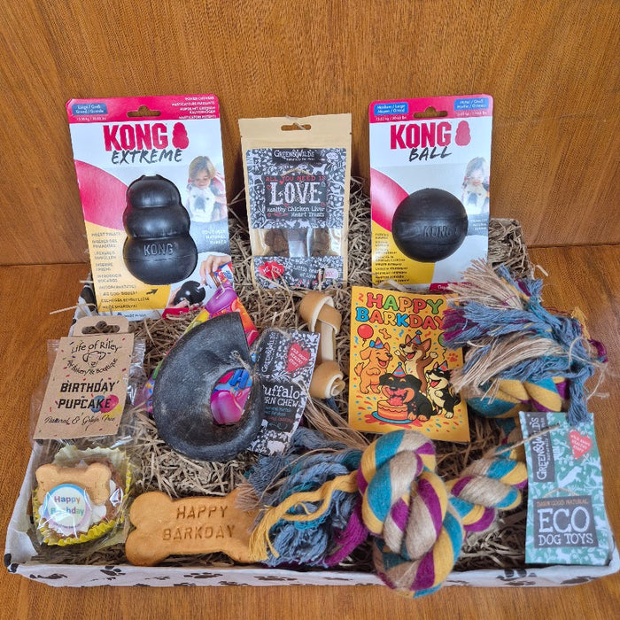Power Chewer Dog Birthday Box – Medium Sized Dogs (10–20kg)