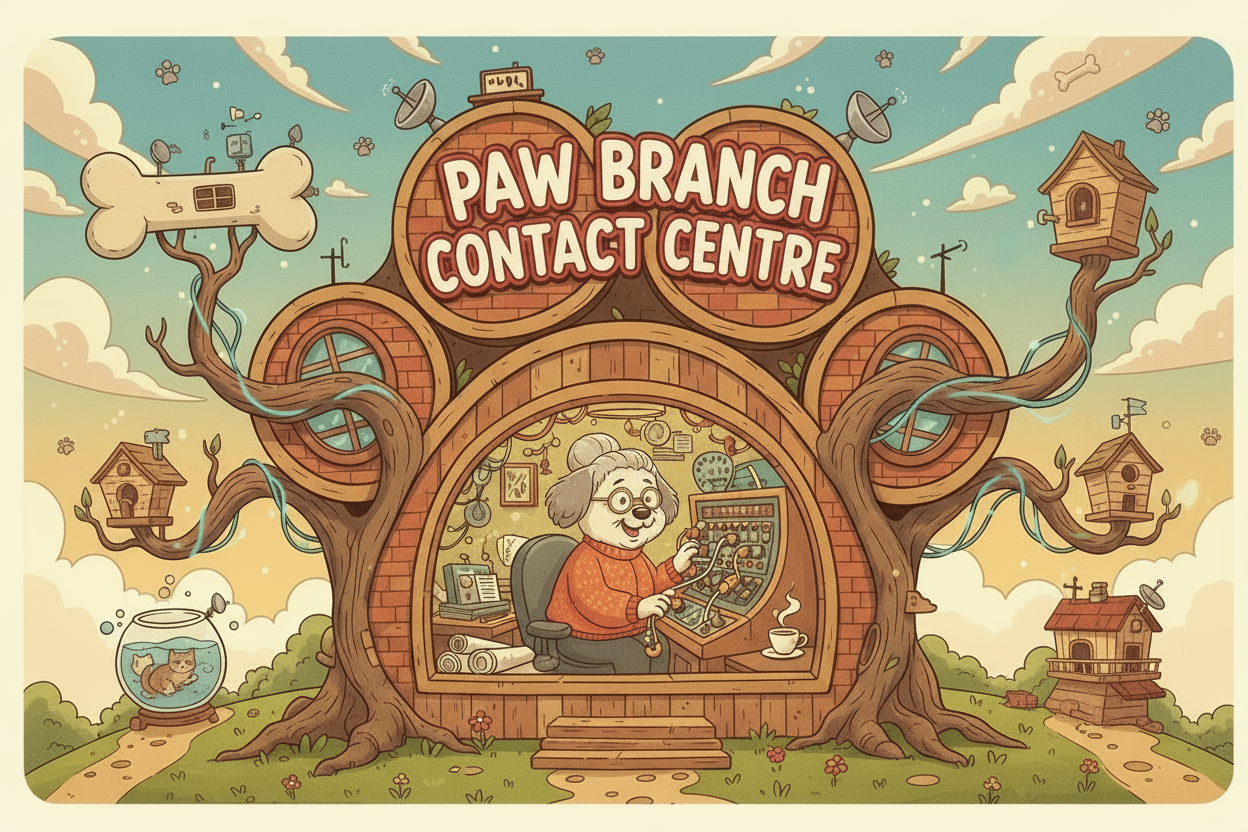 Paw Branch Contact Centre - 16:9 widescreen